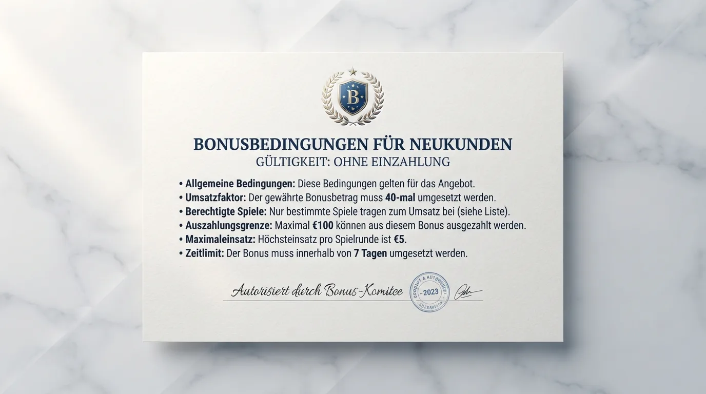 Bonusbedingungen im deutschen Casino in 2026
