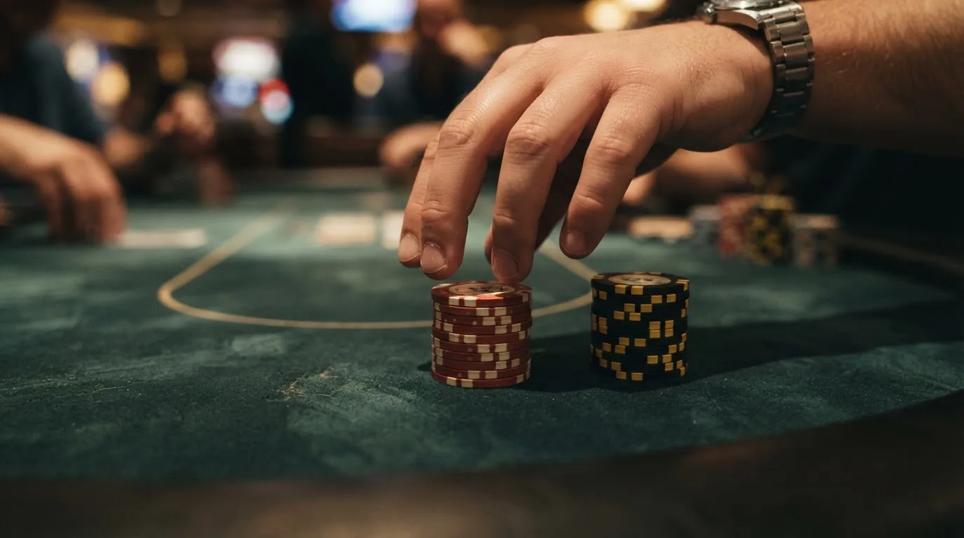 Spieler trifft eine Entscheidung zwischen verschiedenen Bonus-Angeboten am Mobile Casino