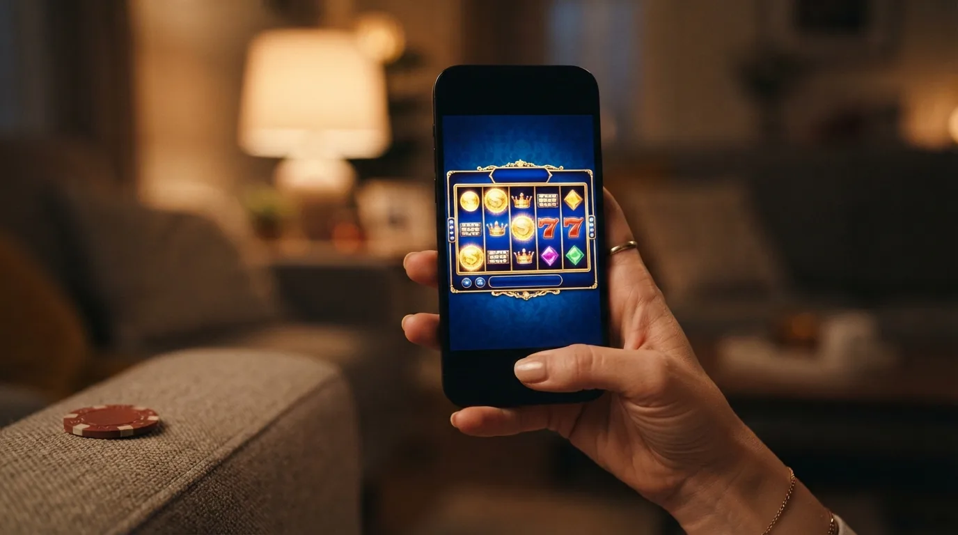 Visualisierung der mobilen Casino-Erfahrung und Bonus-Verfügbarkeit