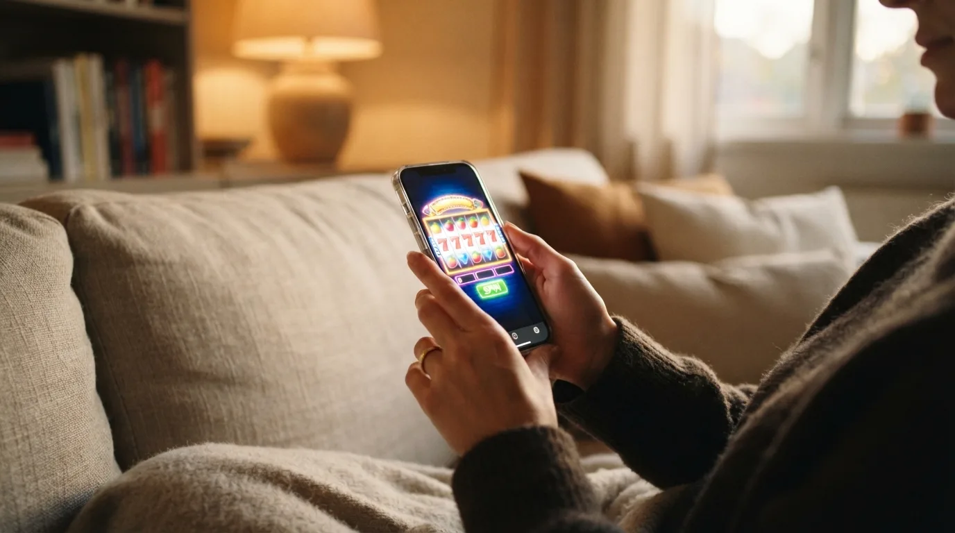 Mobile Casino mit Slots und App-Ansicht