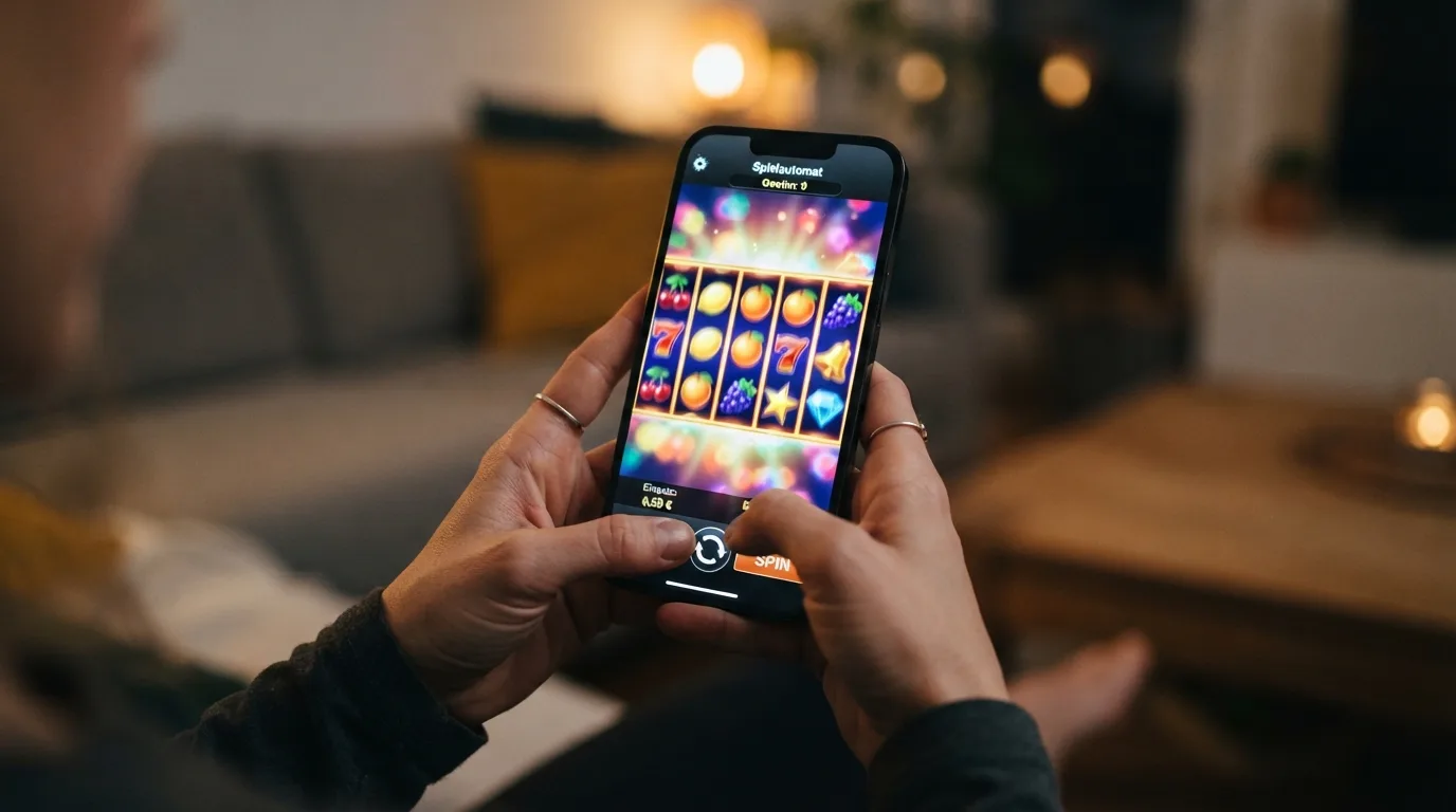 Mobile App-Oberfläche eines deutschen Online-Casinos auf iOS und Android