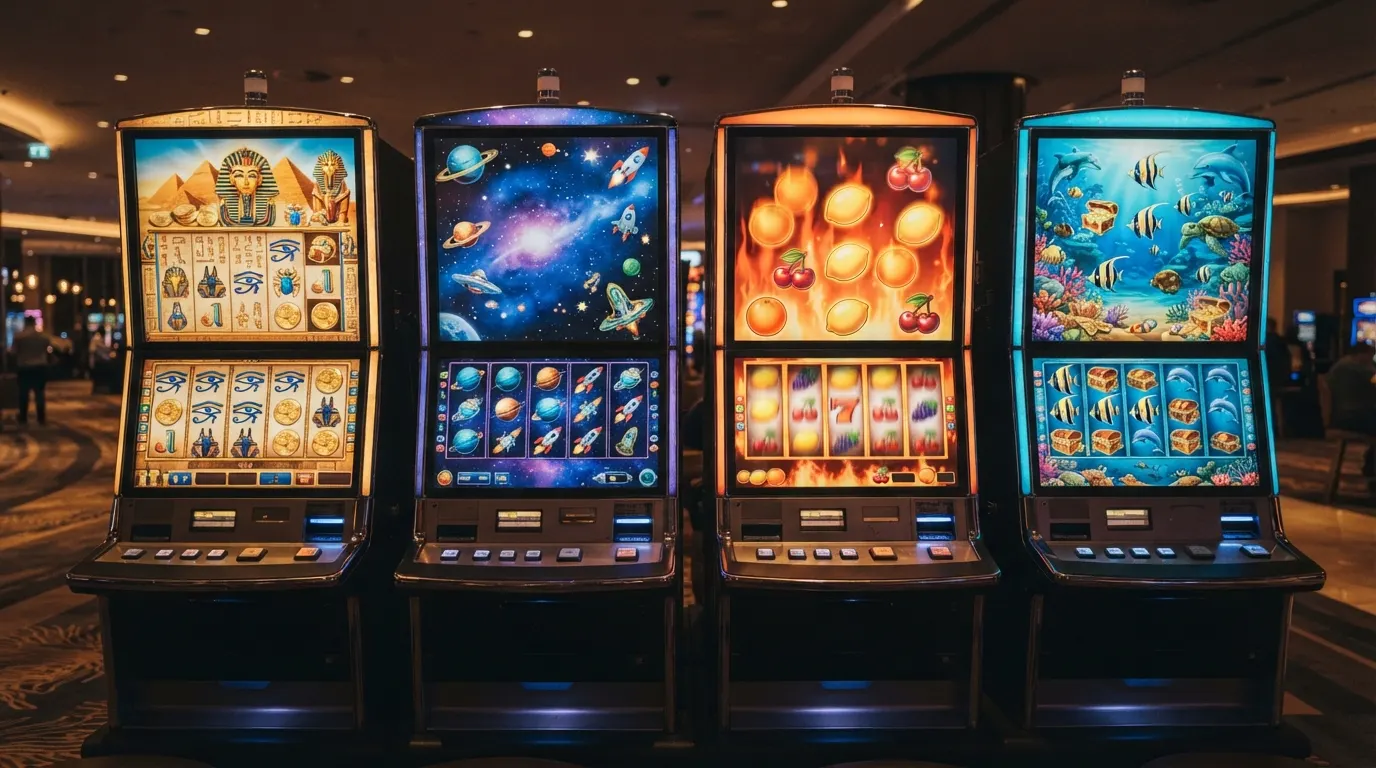 Vier beliebte Slots im Vergleich — Book of Dead, Starburst, Fire Joker und Big Bass Bonanza