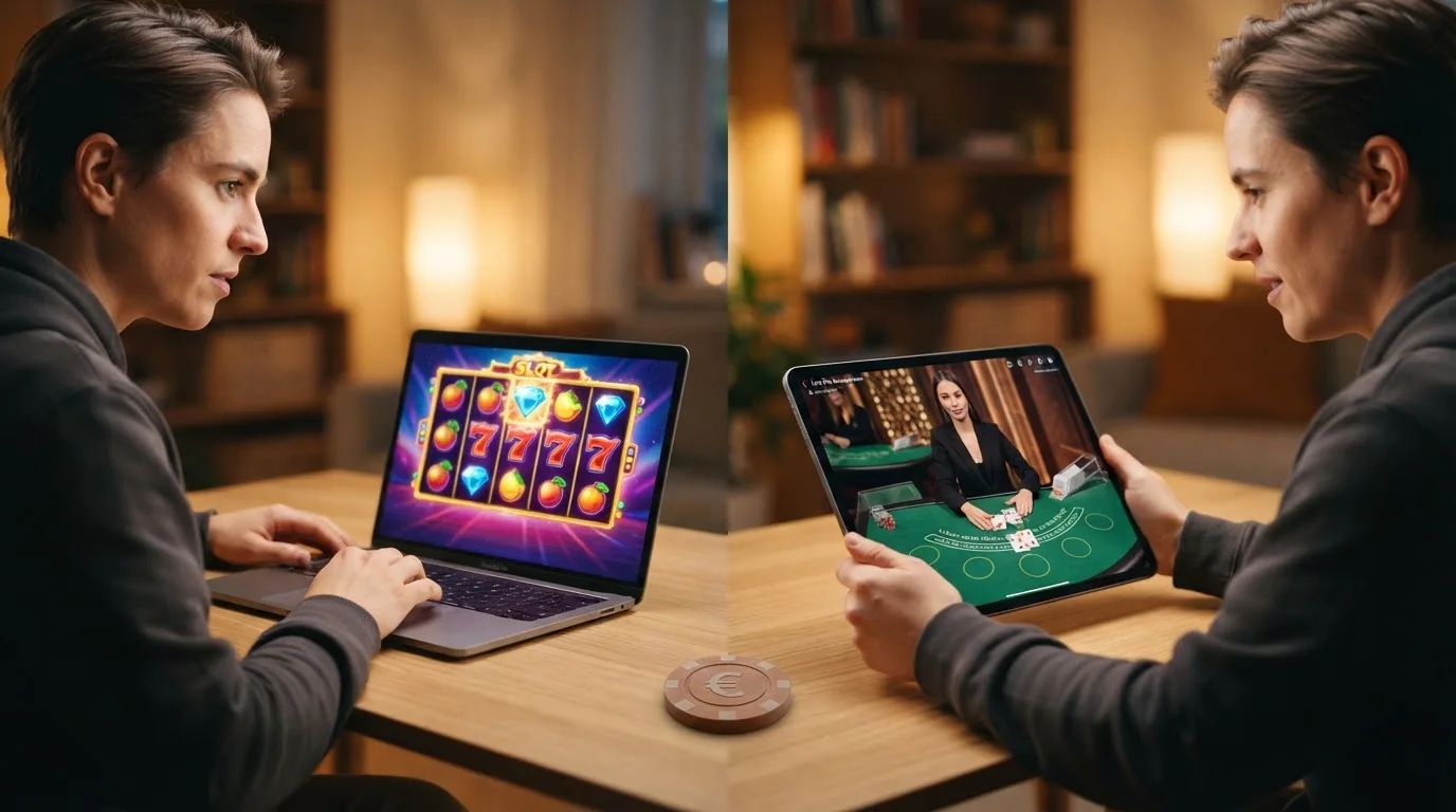 Slots, Roulette und Live-Casino-Spiele mit unterschiedlichen Cashback-Raten